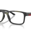 Prada PS 01RV 14X1O1 - Mimetic Green Rubber
