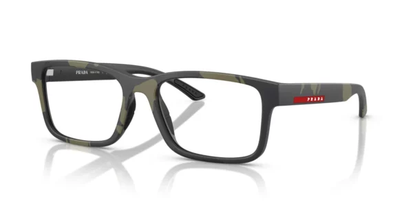 Prada PS 01RV 14X1O1 - Mimetic Green Rubber