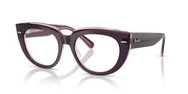 Ray-Ban RX5586 8364 - Violet on Transparent Pink
