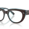 Ray-Ban RX5586 8366 - Brown on Transparent Blue