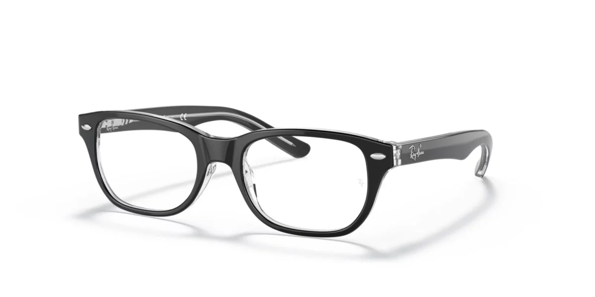 Ray-Ban RY1555 3529 - Black on Transparent
