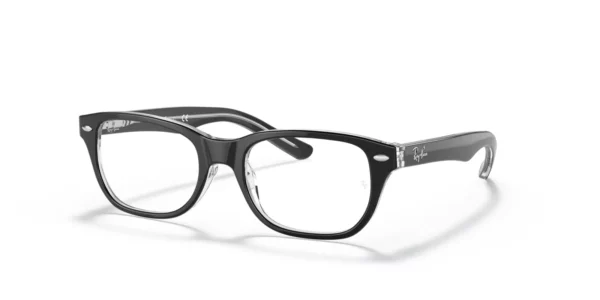 Ray-Ban RY1555 3529 - Black on Transparent
