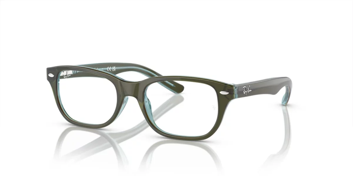 Ray-Ban RY1555 3946 - Top Green & Orange & Light Blue