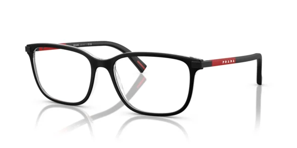 Prada PS 02RV 03I1O1 - Top Matte Black on Crystal