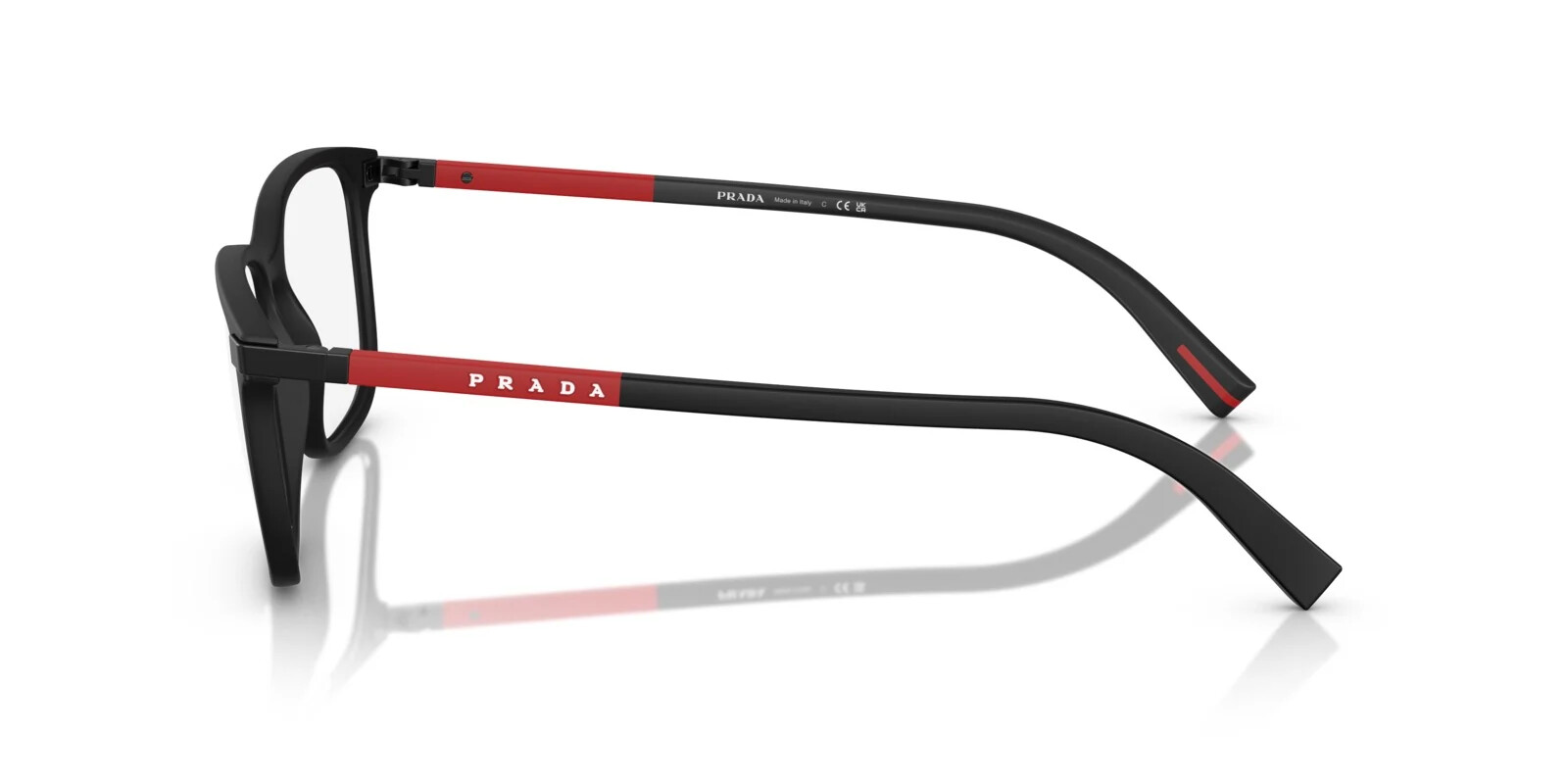Prada Linea Rossa Ps 02Rv 2 Prada PS 02RV DG01O1 - Black Rubber