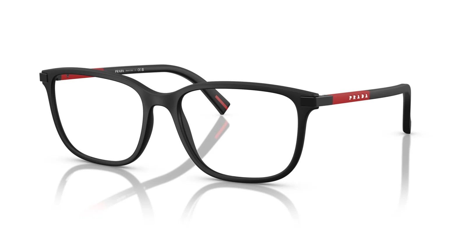 Prada Linea Rossa Ps 02Rv 3 Prada PS 02RV DG01O1 - Black Rubber