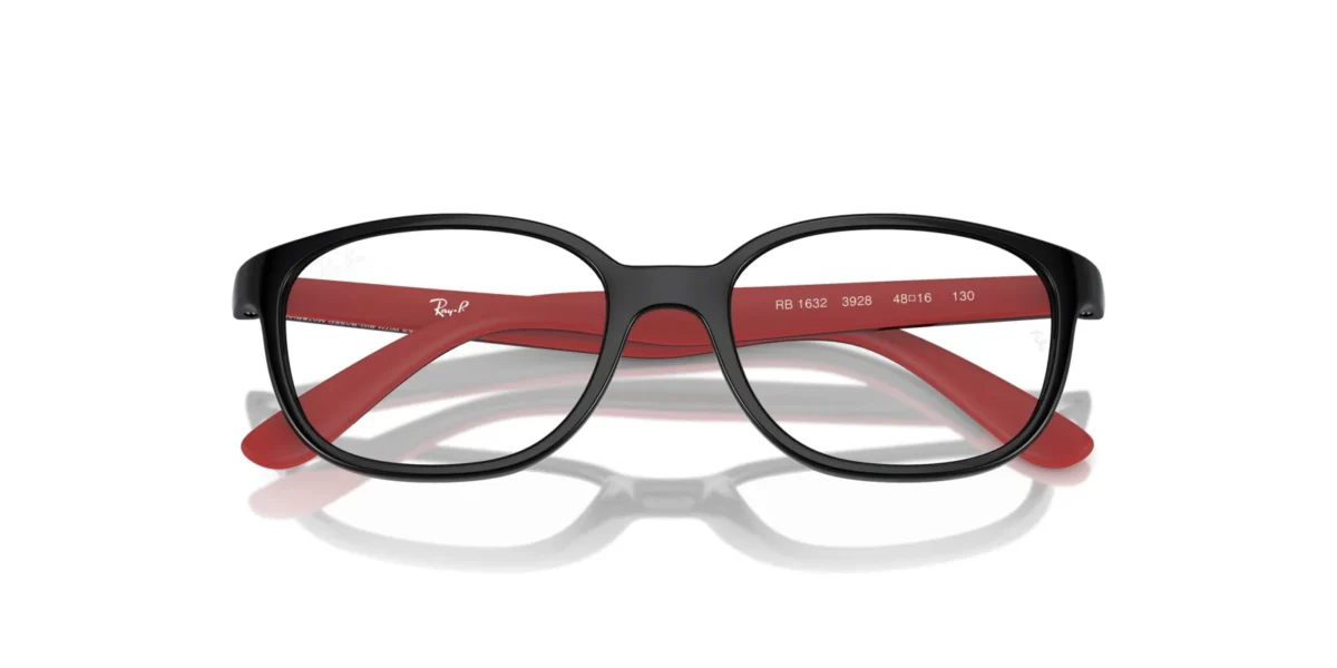 Ray-Ban RY1632 3928 - Black on Red