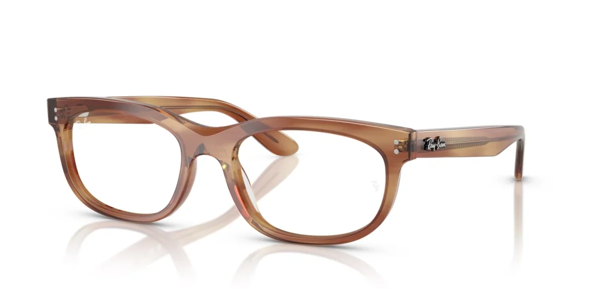 Ray-Ban RX5489 8399 - Striped Brown