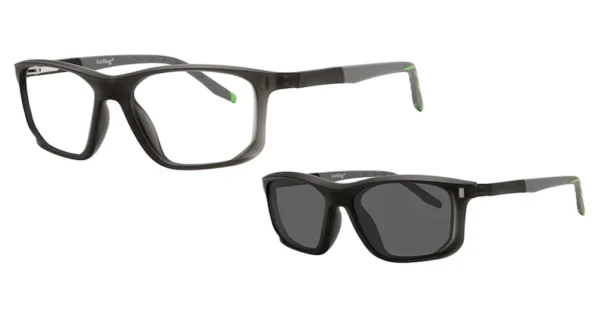 AirMag AP6481 C2 - Matte Gunmetal / Green