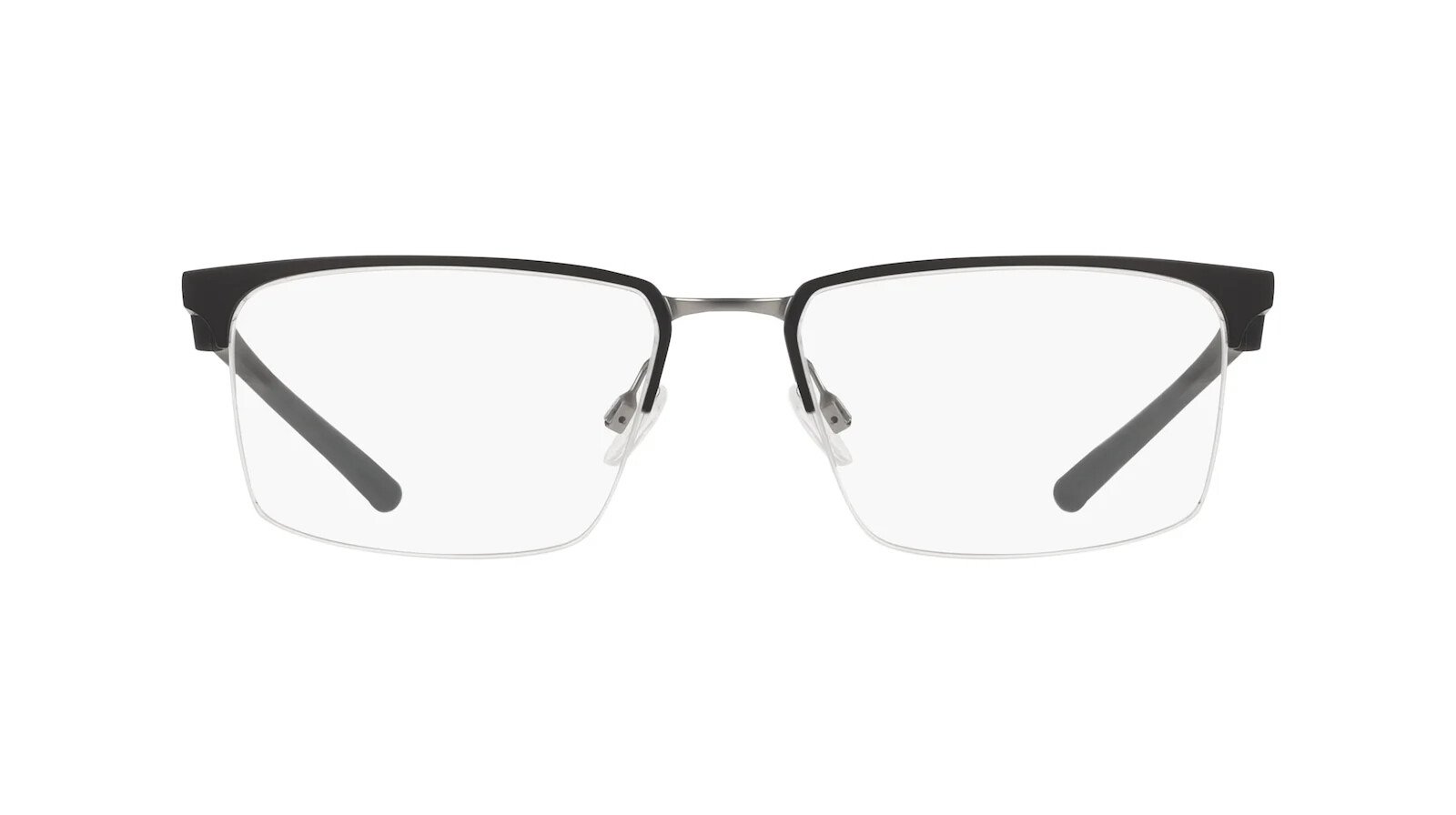 Nike 4318 Eyeglasses - Men’s Half-Rim Metal Frame