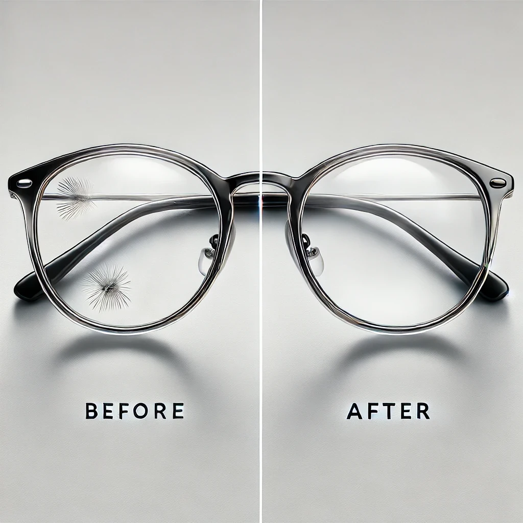 Bestnewglasses.com | Frame And Lenses | Home Of Omnilux® Nal® | Prescription Lenses Made In Usa Based Lab 3 before after lens replacement 2