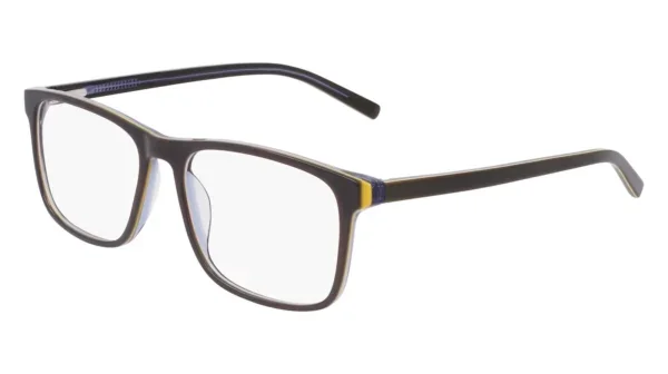 Marchon M-3030 310 - Olive / Mustard / Blue Crystal Laminate