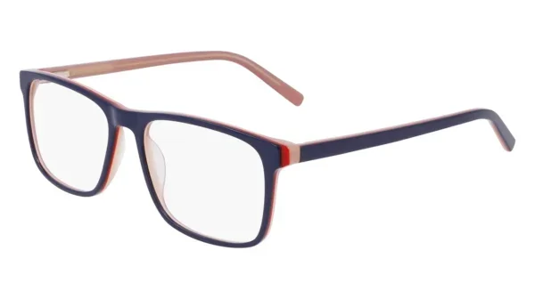 Marchon M-3030 419 - Navy / Red / Sand Crystal Laminate