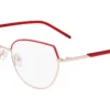 Marchon M-4030 772 - Rose Gold / Red
