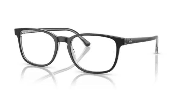 Ray-Ban RX5418 8367 - Dark Grey on Transparent Grey