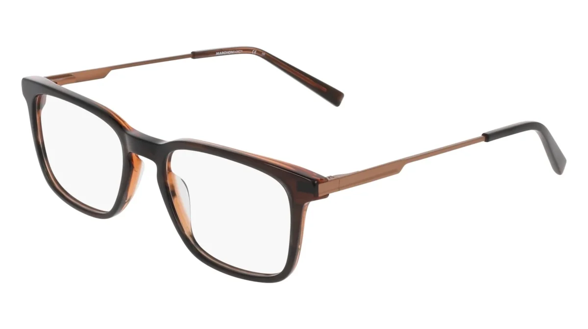 Marchon M-3032 211 - Brown / Horn Laminate