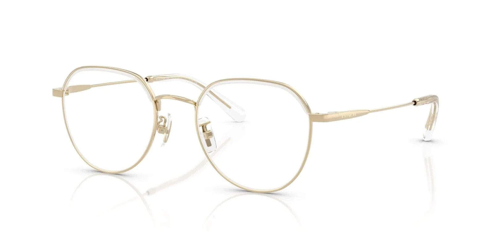 Coach Hc5188Td 2 Coach HC5188TD 9464 - Shiny Light Gold / Clear