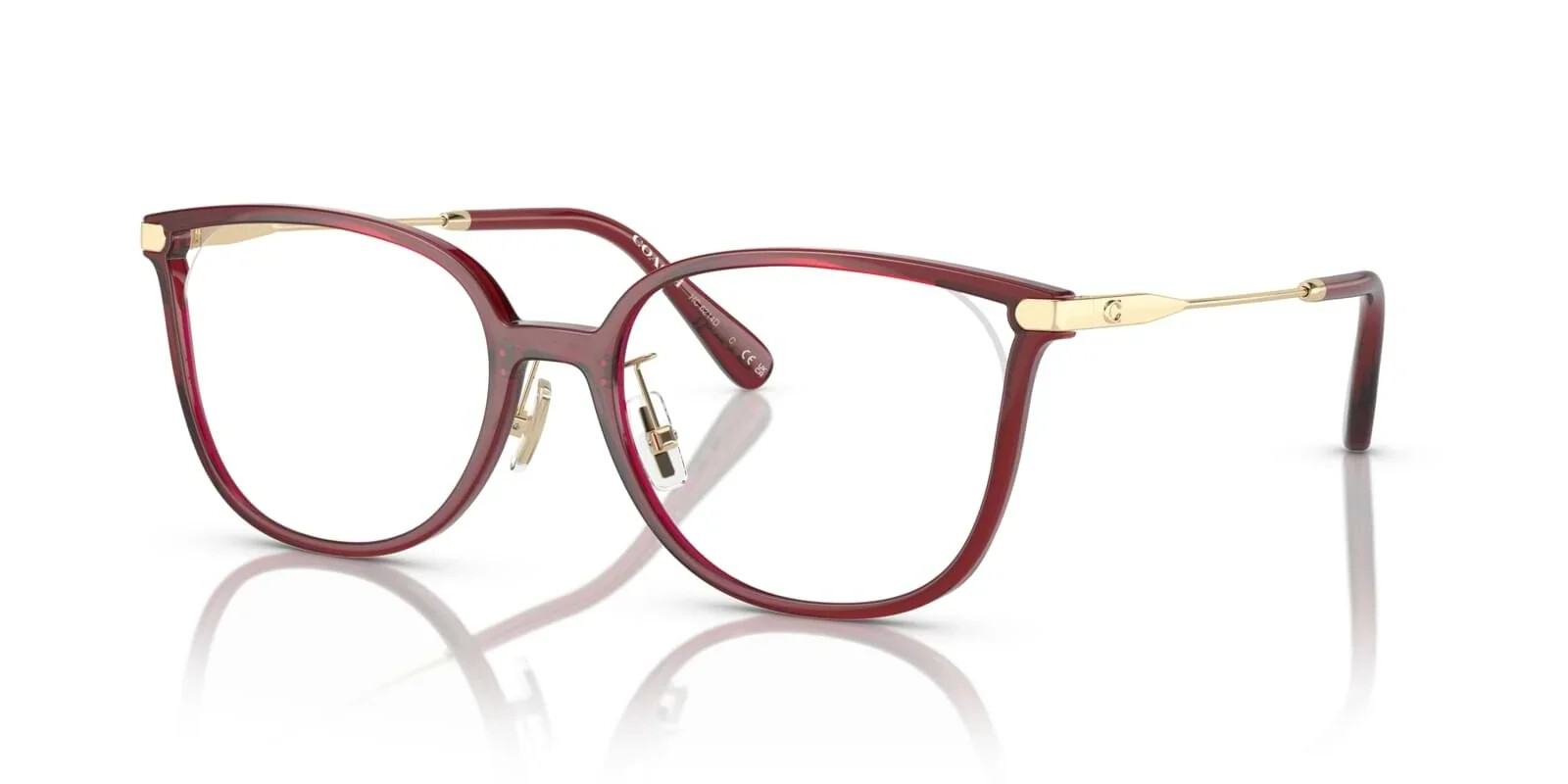 Coach Hc6214D 6 Coach HC6214D 5721 - Transparent Burgundy