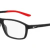 NIKE 7291 006 - Matte Black / Universal Red