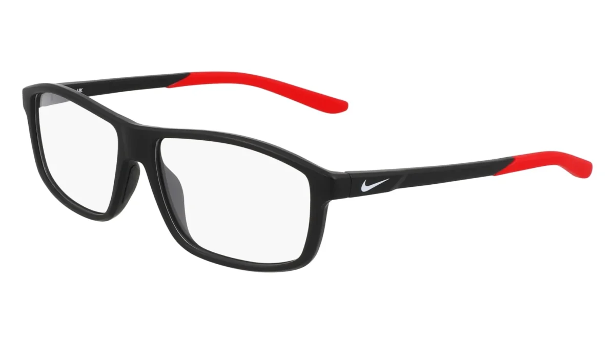 NIKE 7291 006 - Matte Black / Universal Red