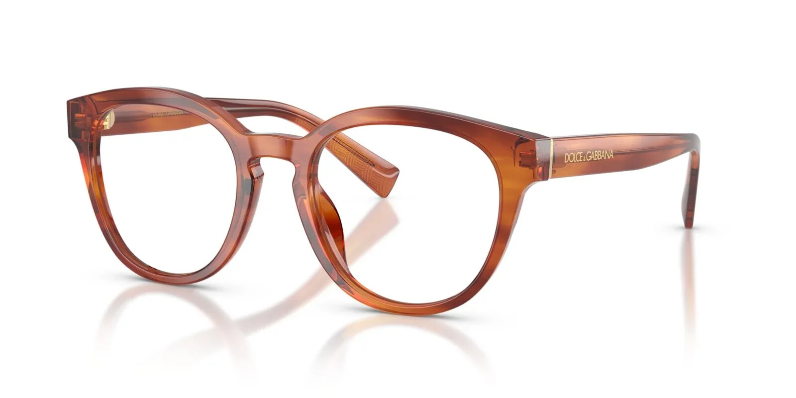 Dolce &Amp; Gabbana Dg3421 6 Dolce & Gabbana DG3421 3221 - Striped Tabacco