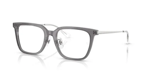 Ray-Ban RX5442D 8268 - Transparent Grey - Temple color: Silver