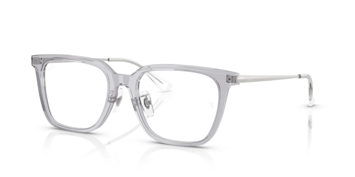 Ray-Ban RX5442D 8268 - Light Grey - Temple color: Silver