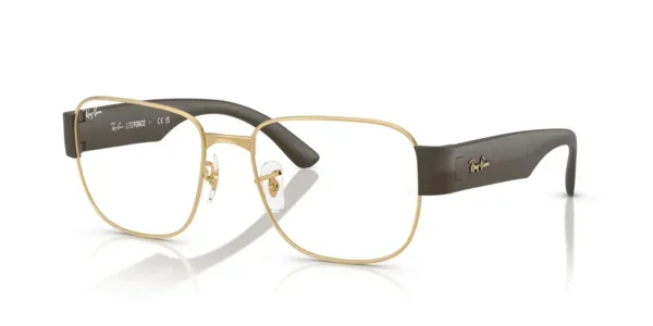 Ray-Ban RX6532 2500 - Arista Gold Temple color: Sand Brown