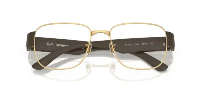 Ray-Ban RX6532 2500 - Arista Gold Temple color: Sand Brown
