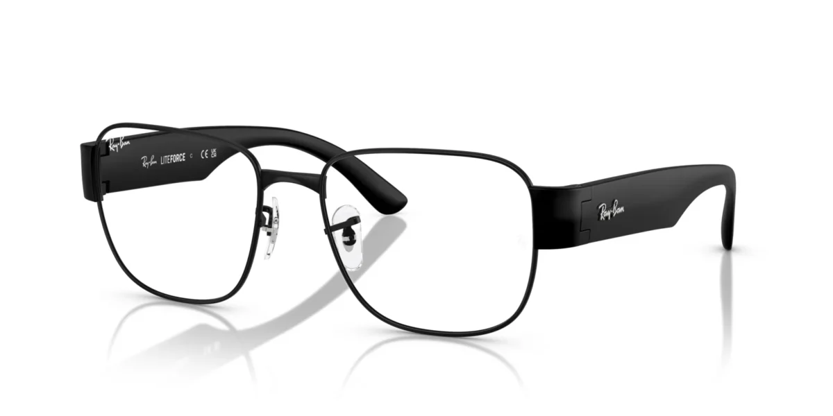 Ray-Ban RX6532 2509 - Gunmetal Temple color: Sand Black