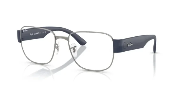 Ray-Ban RX6532 3189 - Gunmetal Temple color: Sand Dark Blue