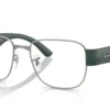 Ray-Ban RX6532 3190 - Gunmetal Temple color: Sand Green