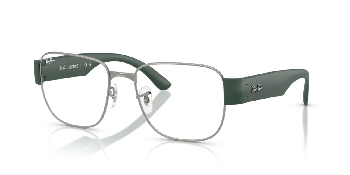 Ray-Ban RX6532 3190 - Gunmetal Temple color: Sand Green