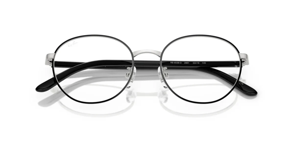 Ray-Ban RX6538D 2861 - Black on Silver