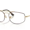 Ray-Ban RX6545 3188 - Matte Havana on Matte Arista Gold
