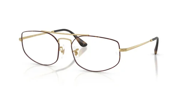 Ray-Ban RX6545 3188 - Matte Havana on Matte Arista Gold
