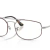 Ray-Ban RX6545 3194 - Matte Havana on Matte Silver
