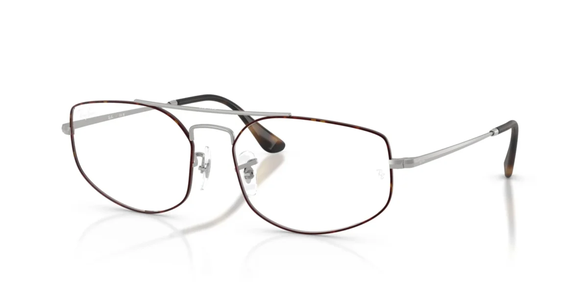 Ray-Ban RX6545 3194 - Matte Havana on Matte Silver