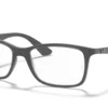 Ray-Ban RX7047 5482 - Transparent Grey - Temple color: Grey
