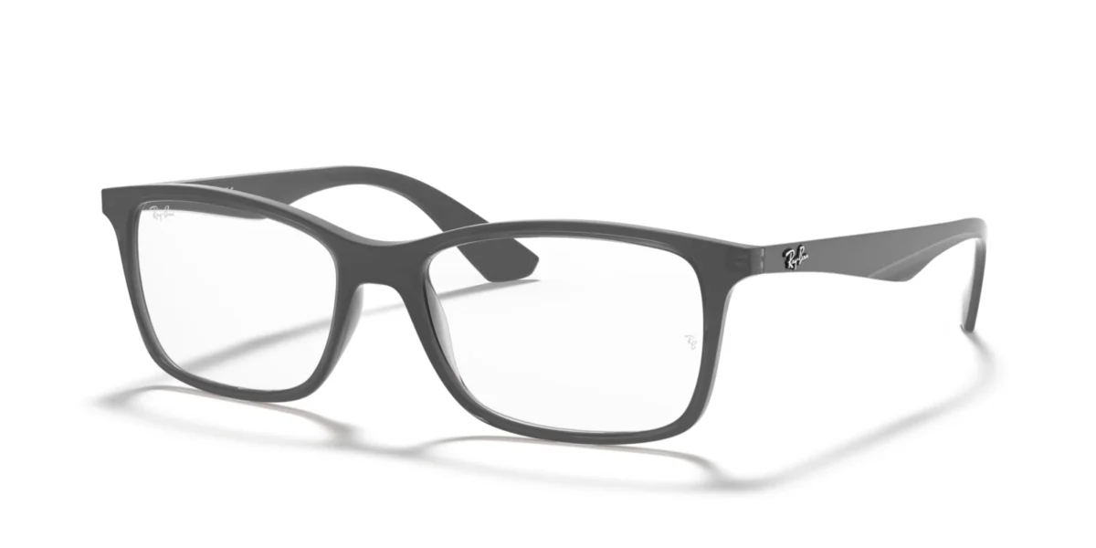 Ray-Ban RX7047 5482 - Transparent Grey - Temple color: Grey