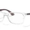 Ray-Ban RX7047 5768 - Transparent - Temple color: Transparent Grey