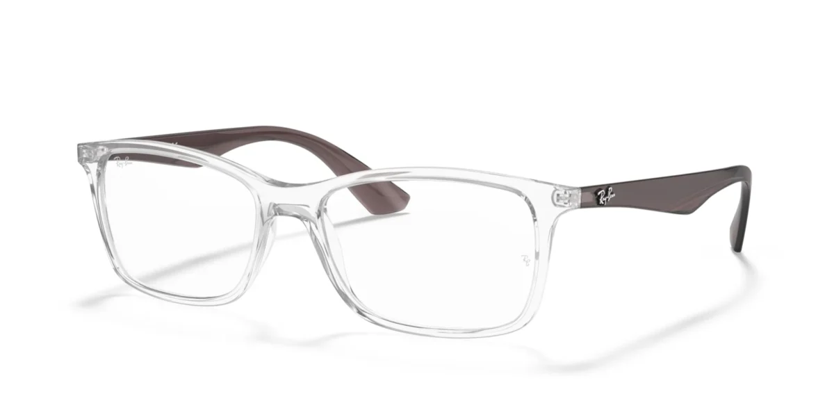 Ray-Ban RX7047 5768 - Transparent - Temple color: Transparent Grey