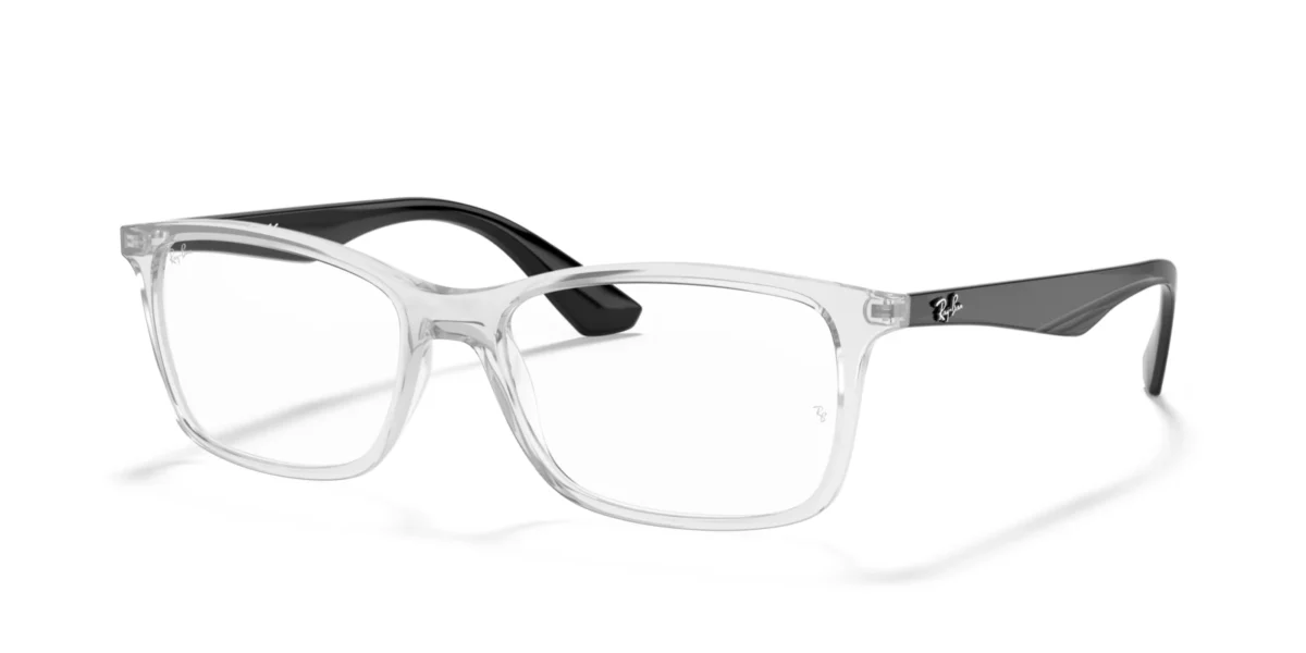 Ray-Ban RX7047 5943 - Transparent - Temple color: Black