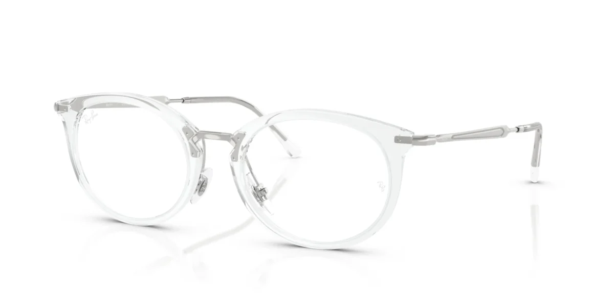 Ray-Ban RX7255 2001 - Transparent - Temple color: Silver