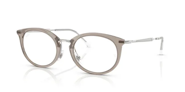Ray-Ban RX7255 8125 - Transparent Grey - Temple color: Silver
