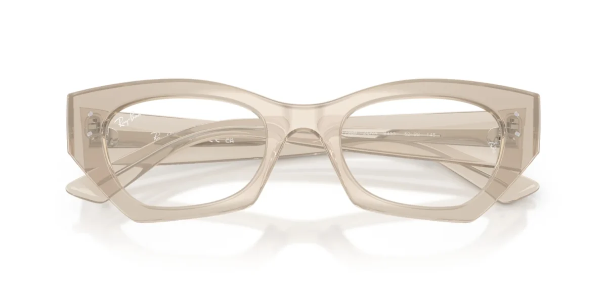 Ray-Ban RX7330 8433 - Shiny Cloudy Warm White