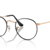 Ray-Ban RX3447V 3173 - Black on Rose Gold