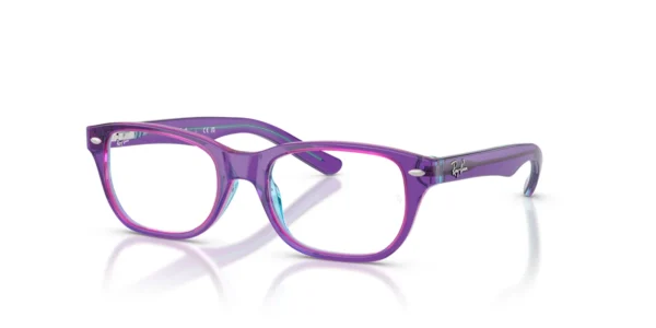 Ray-Ban RY1555 3997 - Transparent Violet & Light Blue
