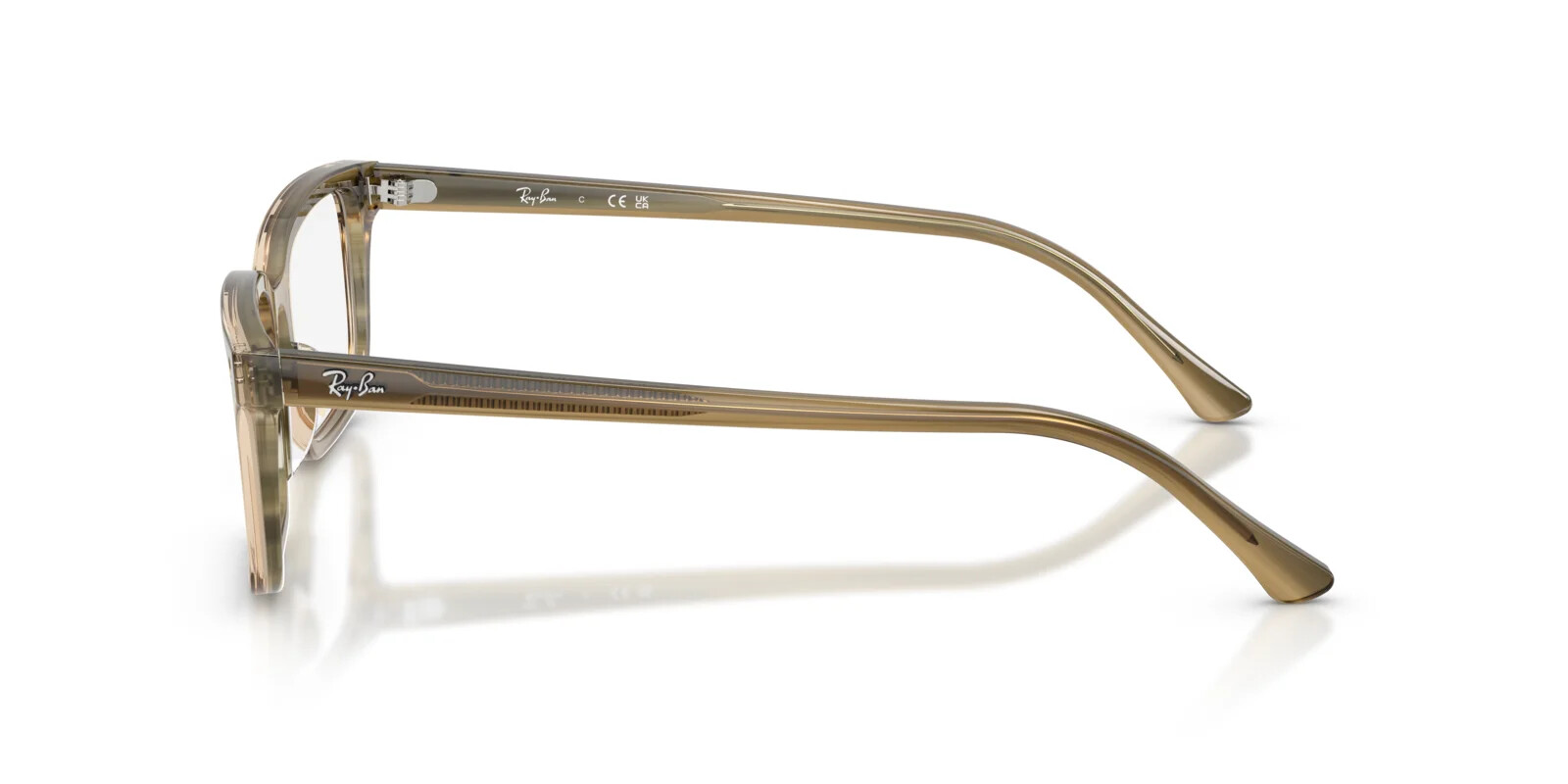 Ray-Ban Rx5445 12 Ray-Ban RX5445 8454 - Striped Green