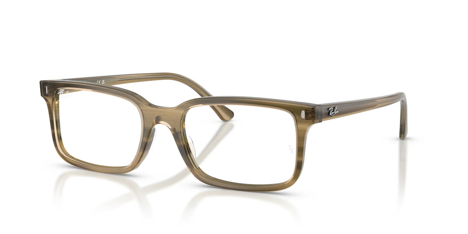 Ray-Ban Rx5445 11 Ray-Ban RX5445 8454 - Striped Green